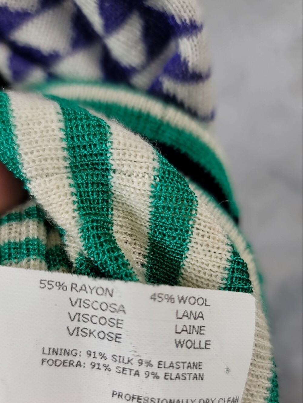 Missoni Purple & Green Skirt Size Small - Picture 7 of 7